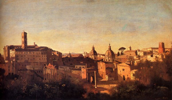 Forum Viewed From The Farnese Gardens