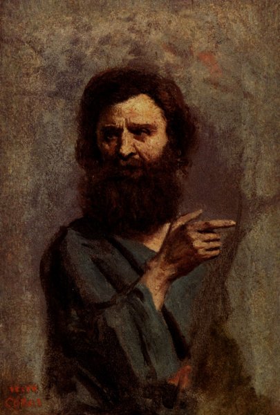 Head Of Bearded Man (A Study For The Baptism Of Christ)