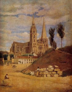 Chartres Cathedral, 1830