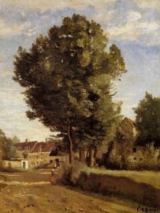 Outskirts of a village near Beauvais, c.1850