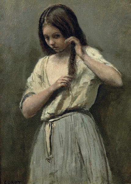 Young Girl at her Toilet