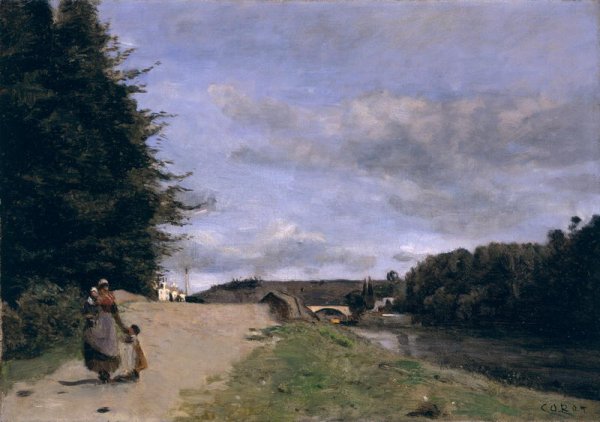 Landscape with Mother and Children