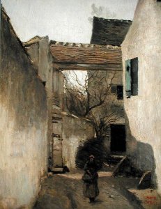 Ecouen, Corner of the Village, c.1870