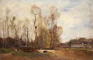 Auvers-sur-Oise: Daubigny's pond, c.1855