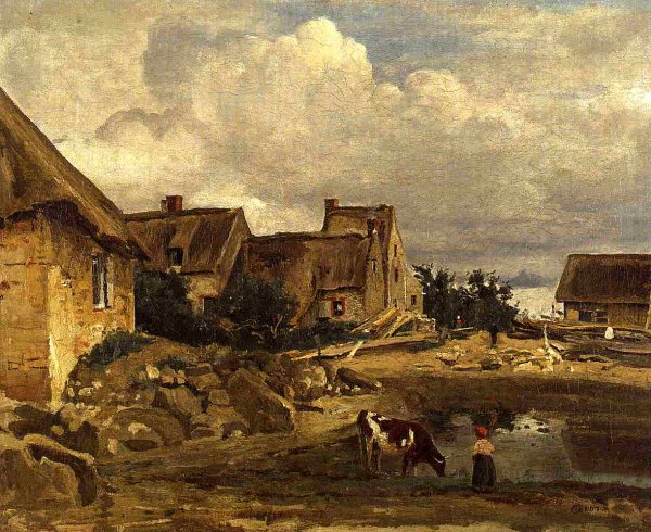 A Farmyard near Fontainebleau