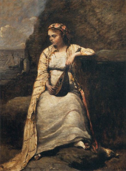 Haydee, Young Woman in Greek Dress