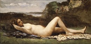 Bacchante in a Landscape 1865