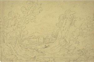 Landscape With Farmhouse And Figures