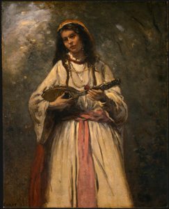 Gypsy Girl with Mandolin