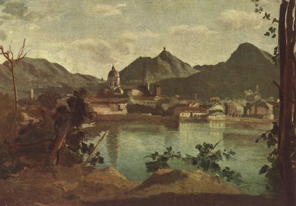 The Town and Lake Como, 1834